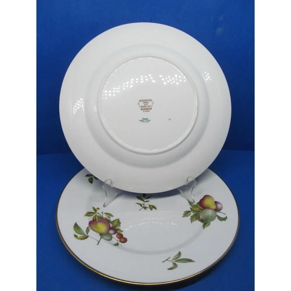 Spode Blenheim Set Of 2 Vintage 10 1/2